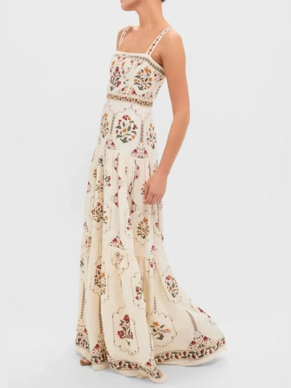 Zimmermann Women’s Cream Floral Embroidered Maxi Dress - Picture 3 of 6